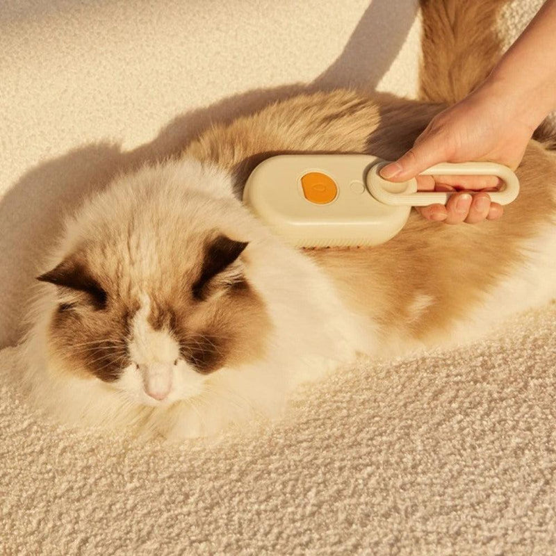 Bolinha Automática Caça Eletrônica + Escova Vaporizadora para Pets - FurFriends