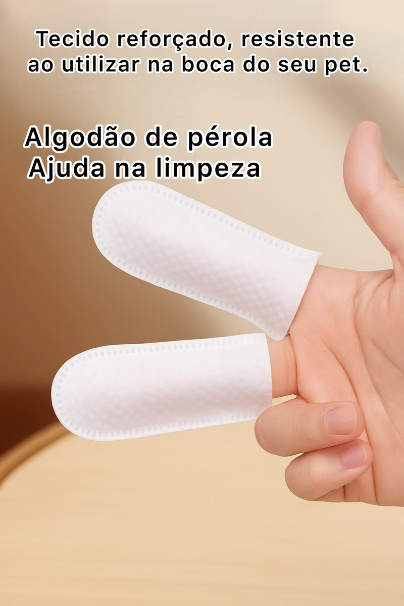 Lenço de Limpeza Dental para Pets - FurFriends