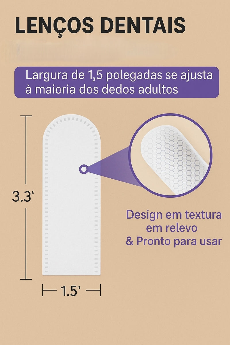 Lenço de Limpeza Dental para Pets - FurFriends