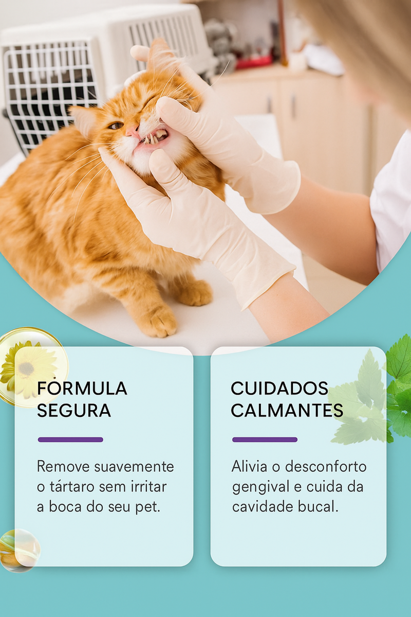 Lenço de Limpeza Dental para Pets - FurFriends
