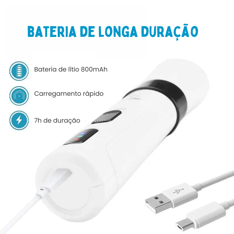 Lixador de Unha Pet Elétrico Recarregável Peludita - OFERTA RELÂMPAGO! - NiliPets