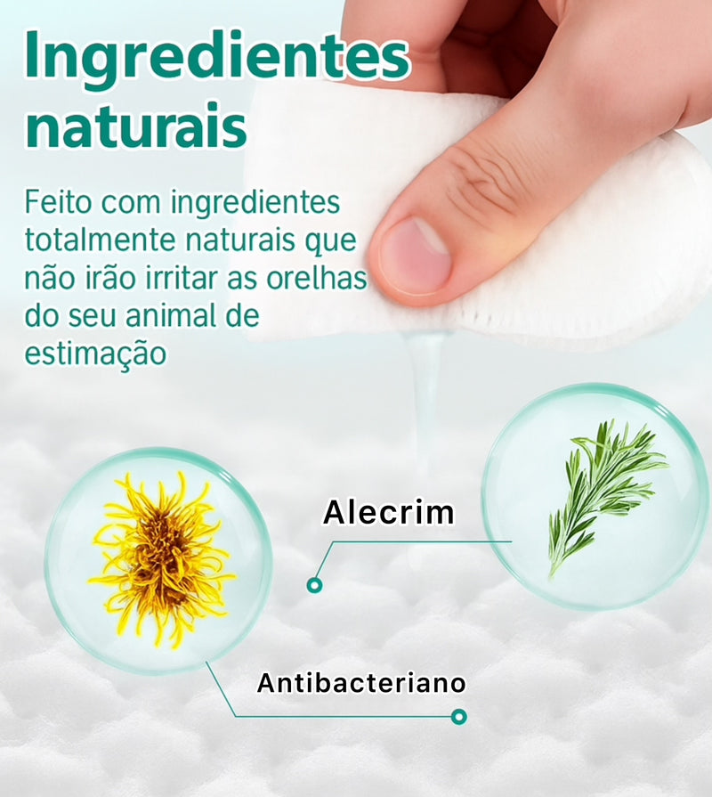 Lenço de Limpeza Dental para Pets - FurFriends