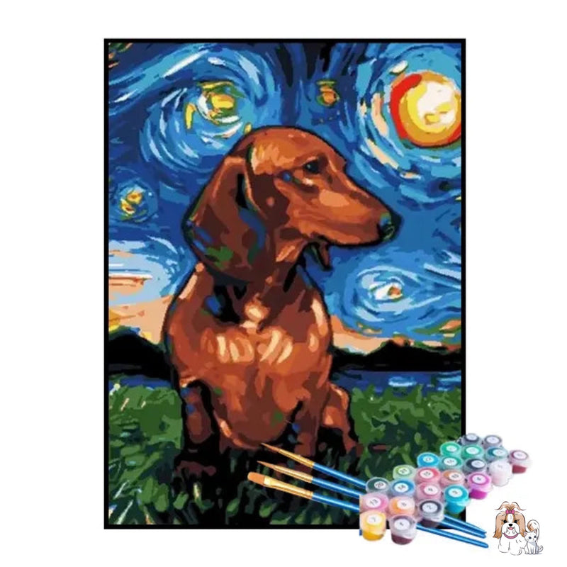 Kit de Pintura Numerada  Cachorro - PetAmour