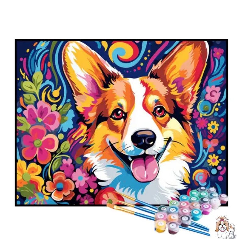 Kit de Pintura Numerada  Cachorro - PetAmour
