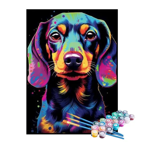 Kit de Pintura Numerada  Cachorro - PetAmour