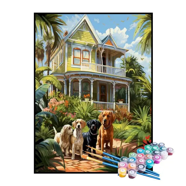 Kit de Pintura Numerada Cachorro - PetAmour