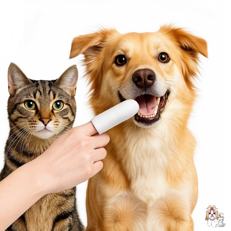Lenço de Limpeza Dental para Pets - FurFriends