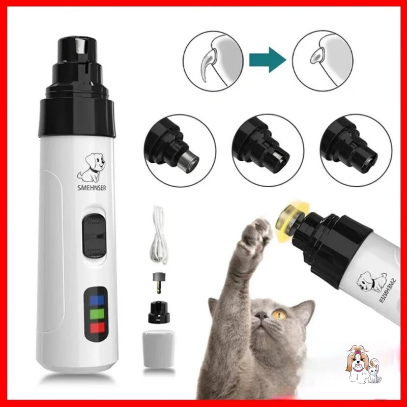 Lixador de Unha Pet Elétrico Recarregável Peludita - OFERTA RELÂMPAGO! - NiliPets