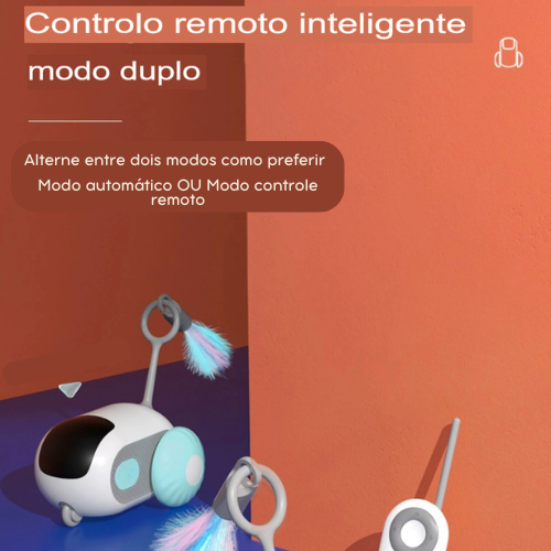 Carrinho Automático Interativo para Pets - Brinquedo que Estimula a Curiosidade e Alivia o Tédio com Movimento Inteligente - NiliPets