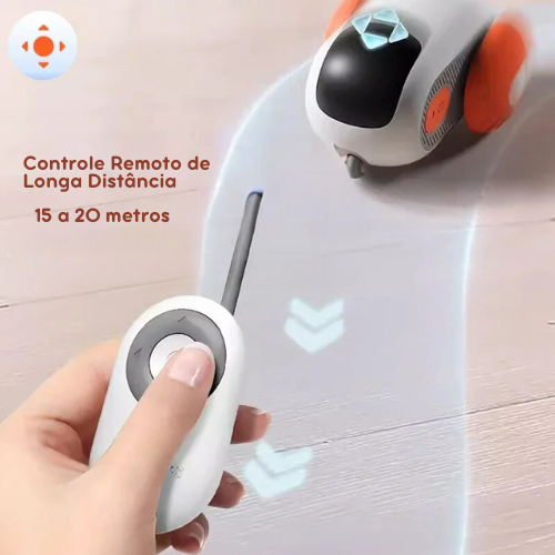 Carrinho Automático Interativo para Pets - Brinquedo que Estimula a Curiosidade e Alivia o Tédio com Movimento Inteligente - NiliPets