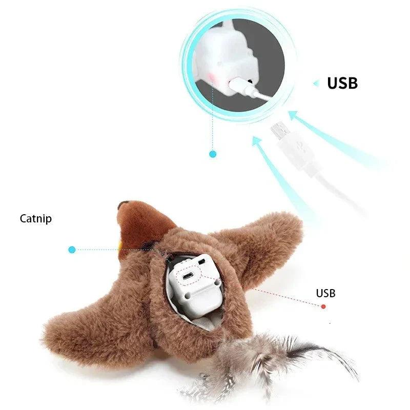 Brinquedo Simulador Passarinho Pet Lix - NiliPets