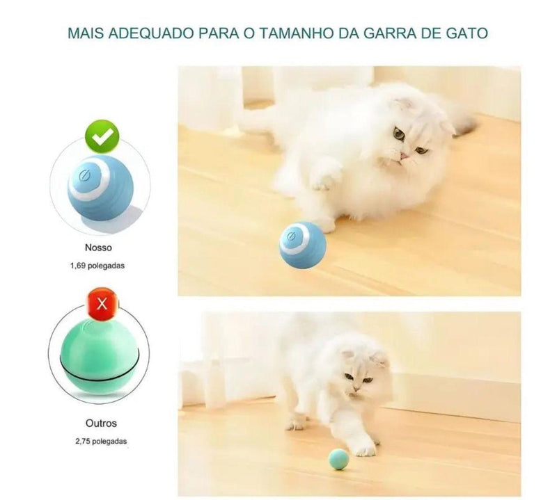 Bolinha Interativa Inteligente Elétrica - Fur Friends - NiliPets