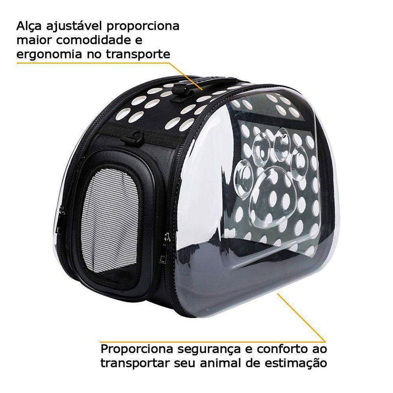 Bolsa de Transporte Pet Transparente - Fur Friends - NiliPets