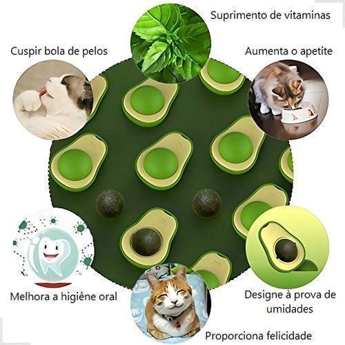 Brinquedo Abacate Catnip Lambe Lambe para Gatos - Fur Friends - NiliPets