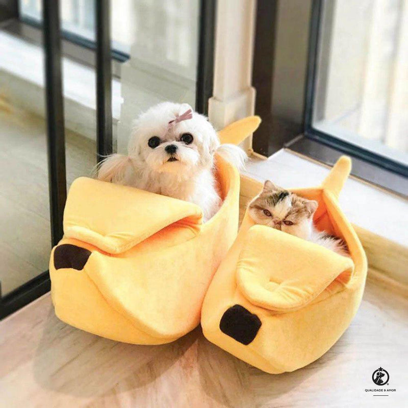 Caminha Pets em Formato de Banana - Pet Style - NiliPets