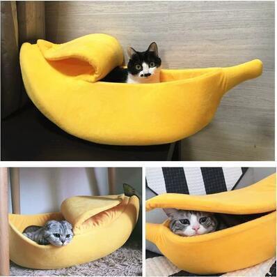 Caminha Pets em Formato de Banana - Pet Style - NiliPets