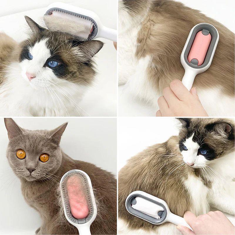 Escova Multifuncional 4 em 1 para Pets - Fur Friends - NiliPets