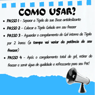 Tijela Gelada para Pets - NiliPets