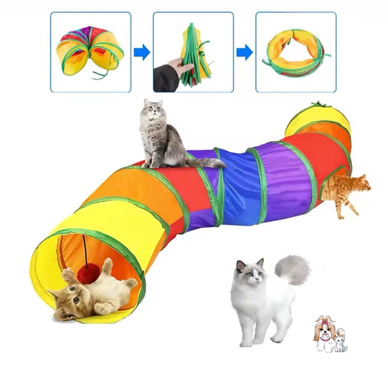 Túnel Interativo para Gatos - Fur Friends - NiliPets